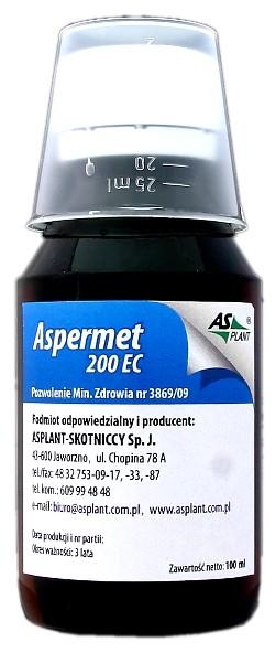 Aspermet 100ml liek na kliešte na ploštice strieborné