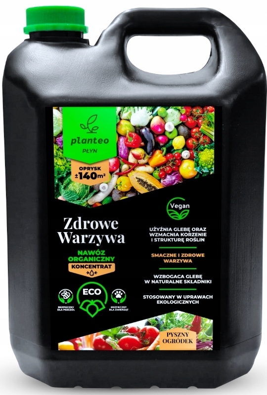 Organické, prírodné hnojivo Planteo tekuté 5 kg 5 l