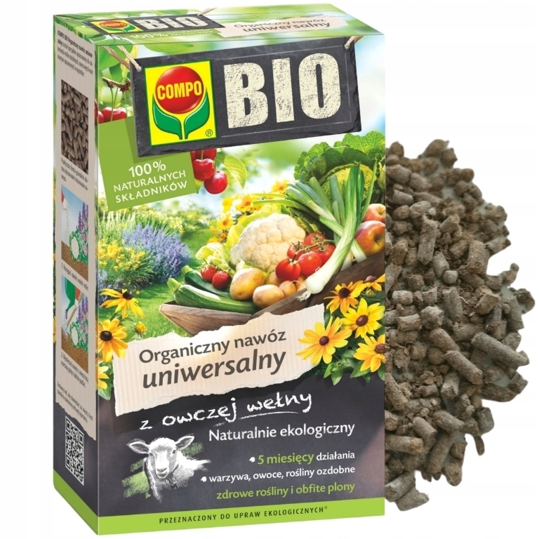 COMPO BIO viaczložkové hnojivo, granule, 0,75 kg
