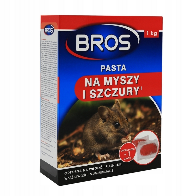 MYŠ A KRÁTKE PASTY BROS 1 KG JEDU