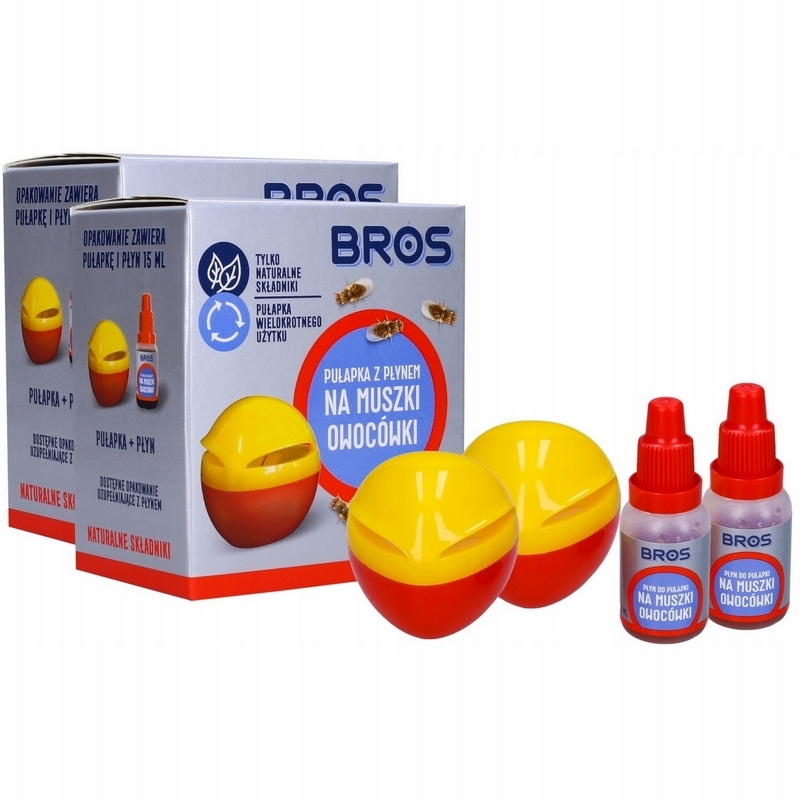 Pasca s tekutinou na ovocné mušky Bros 15 ml
