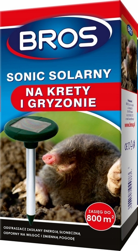 BROS - Sonic solar - odrádza krtkov