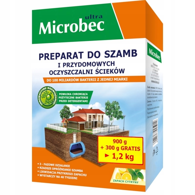 Bros Microbec ULTRA baktérie pre septiky 1,2 kg