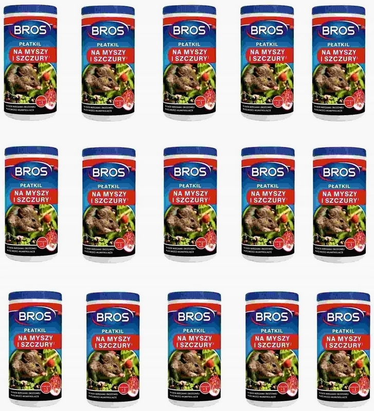 Bros FLAKES 15x250g Myši a potkany
