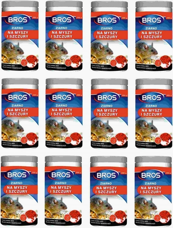 Bros. GRAIN 12x300g pre myši a potkany