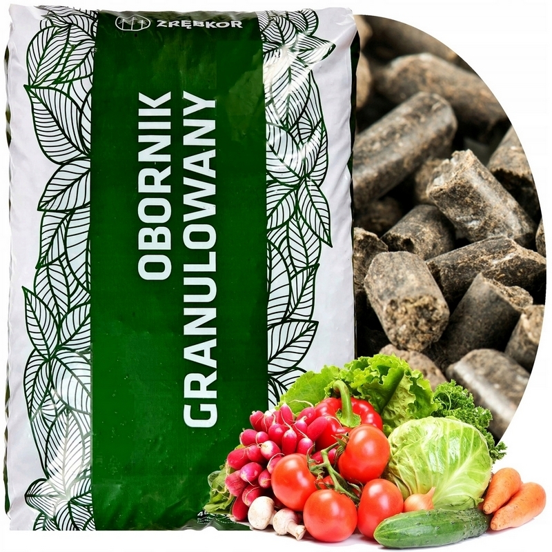 Organické, prírodné hnojivo Zrębkor granule 25 kg 40 l