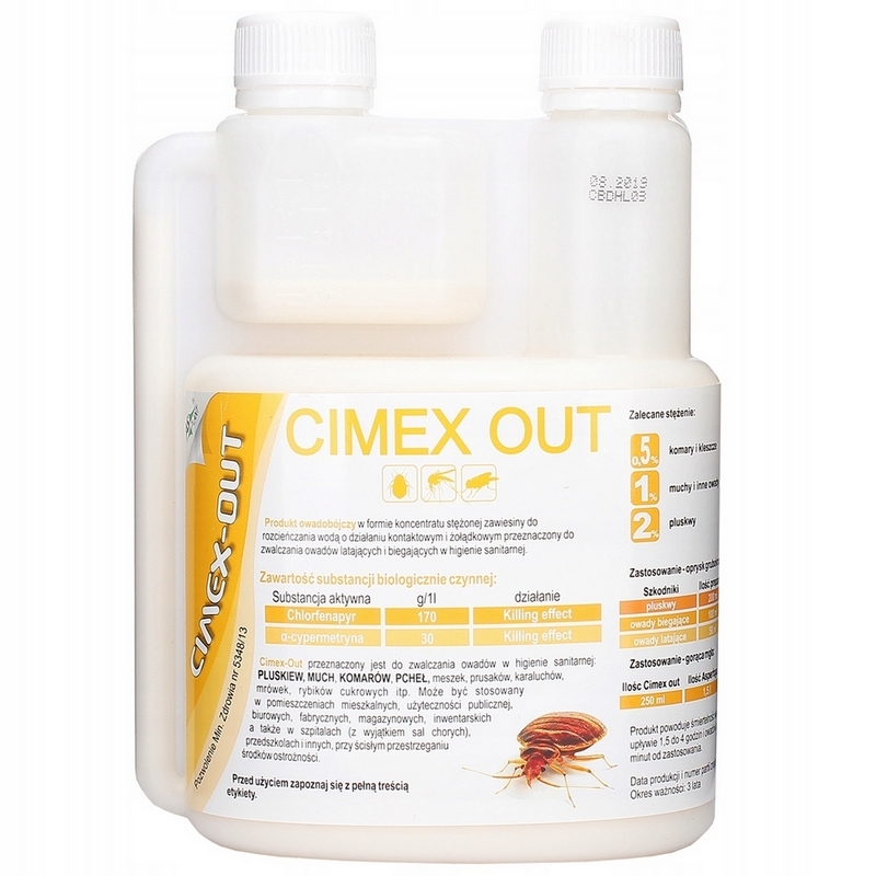 CIMEX-OUT prostriedok na RYBY, STRIEBORNÝ 500 ml