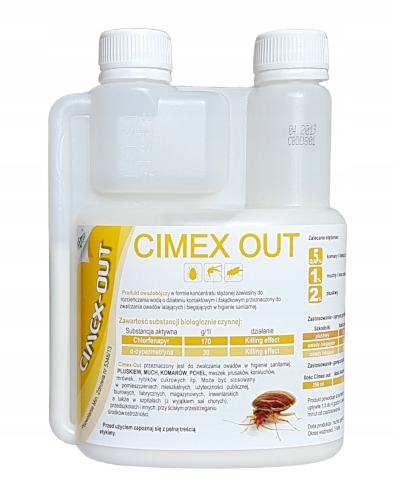 Cimex-Out liek na ploštice, muchy, komáre, šváby