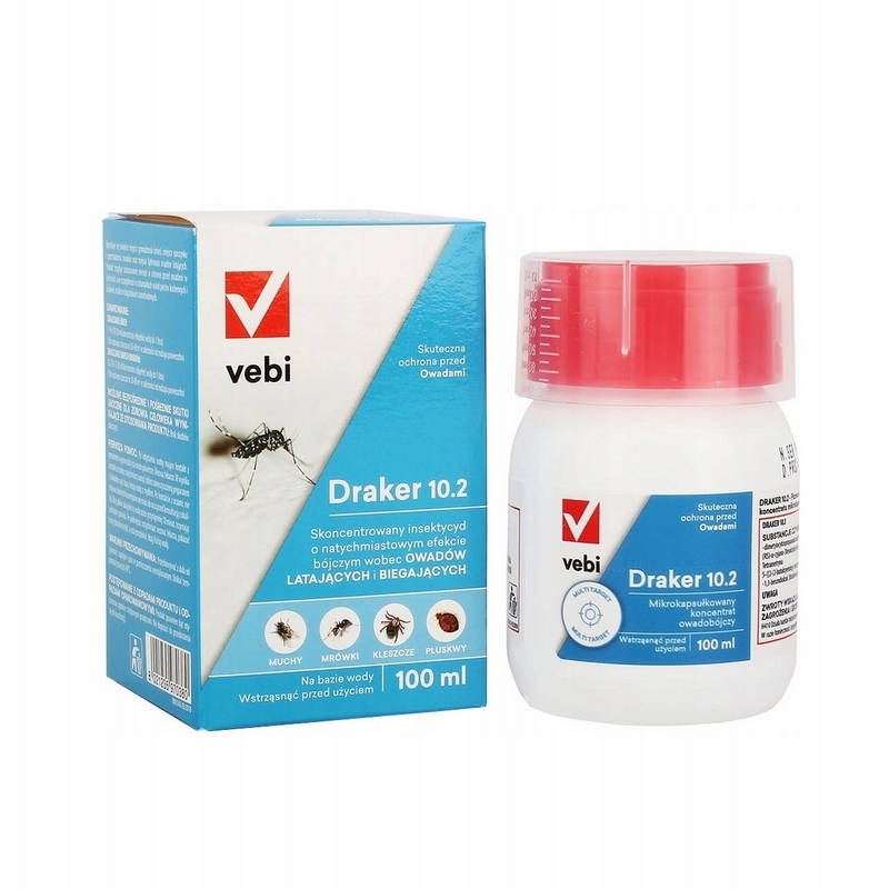 DRAKER 10,2 100 ml bĺch, mravcov, komárov, ôs