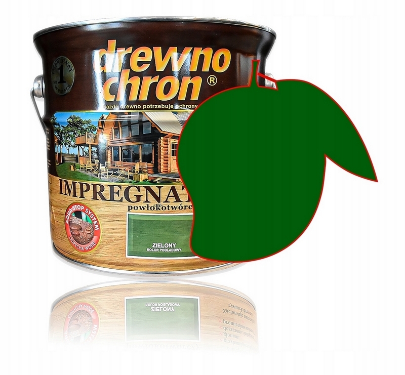Farba, lak - OCHRANA DREVA EXTRA IMPREGNÁT NA DREVO ZELENÁ 2,5L