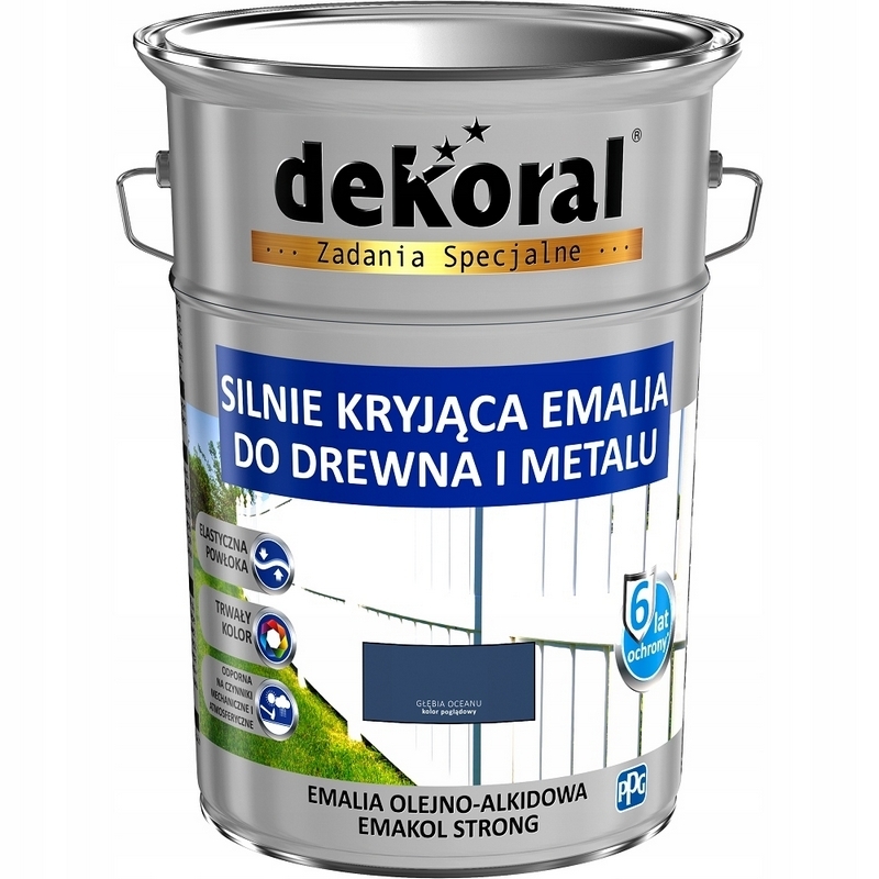 Farba - Smalt na drevo EMAKOL SILNÉ hlbiny oceánu 5L
