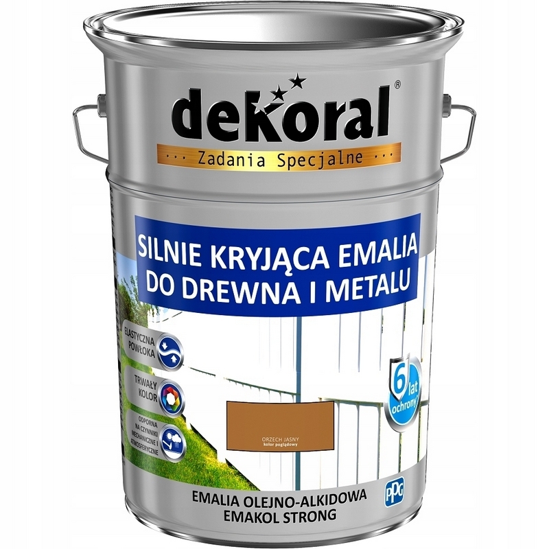 Farba - Smalt na drevo EMAKOL STRONG ľahký orech 5L