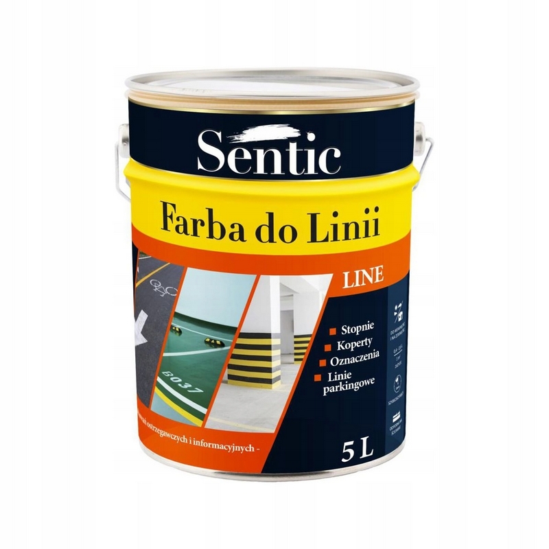 Farba - Podlahová farba PRE 5 L LINE SENTIC Žltá