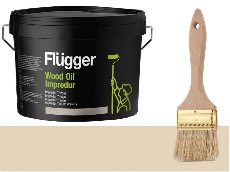 Farba, lak - Flugger Wood Oil Impredur terasový olej 0,7 PIESOK
