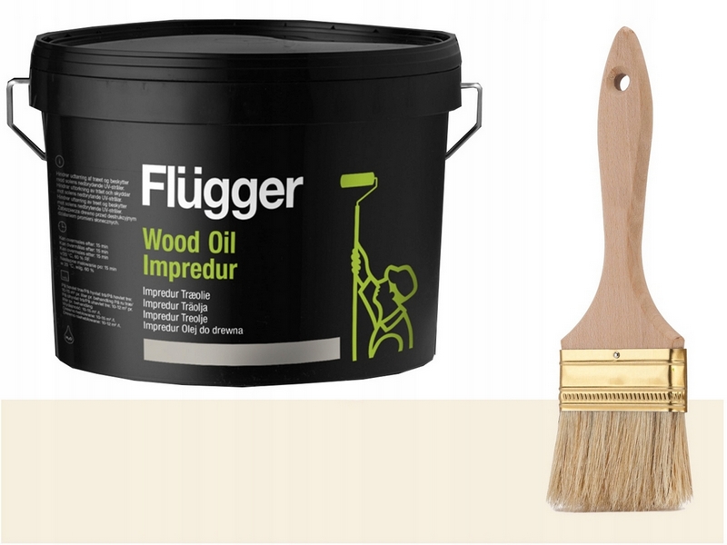 Farba, lak - Flugger Wood Oil Impredur terasový olej 2,8 L mliečny