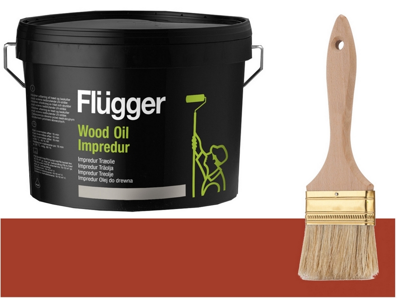 Farba, lak - Flugger Wood Oil Impredur 2,8L OCHRA terasový olej