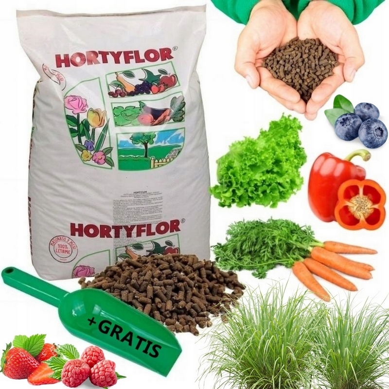 GRANULOVANÁ FĽAŠA KONSKÝ HNOJ 25 KG UNIVERZÁLNE HNOJIVO na zeleninu