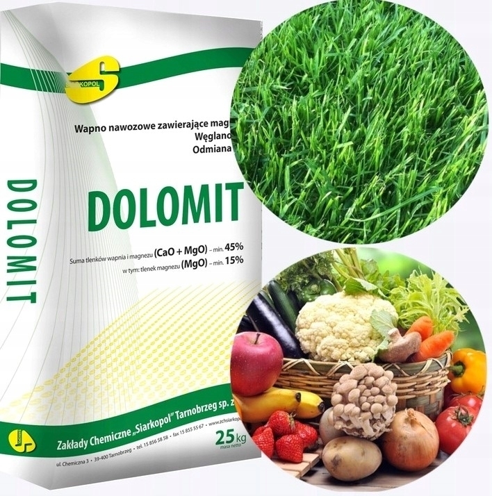 ZOT dolomitové hnojivo prášok 25 kg 1 l
