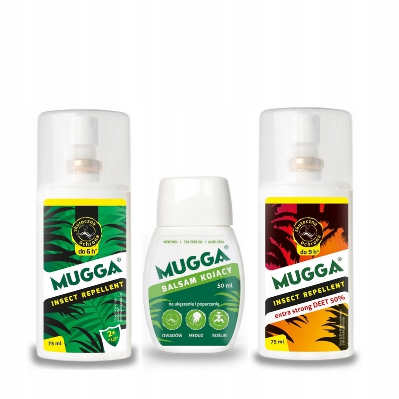 Mugga Extra silný odpudzovač hmyzu 50% DEET 75 ml