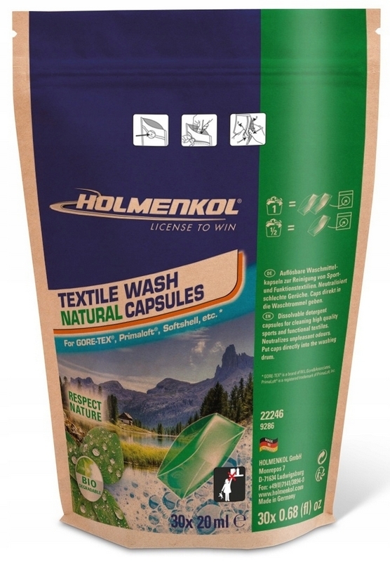 Pracie kapsuly Holmenkol Textile Wash