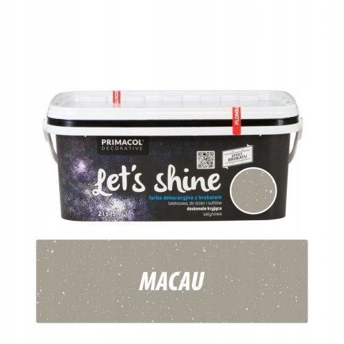 Farba na - LETS SHINE 2l dekoratívna farba s trblietkami MACAU