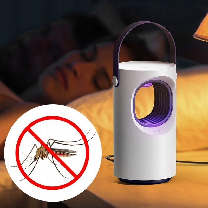 Lampa proti hmyzu Baseus Vortex biela a fialová