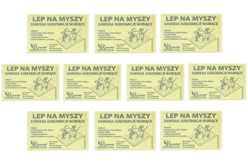 Nalepte pascu na lepidlo na myši, hlodavce, hmyz