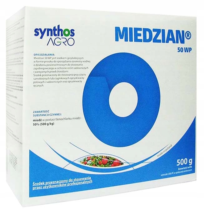 Miedzian 50 WP fungicíd 0,5kg