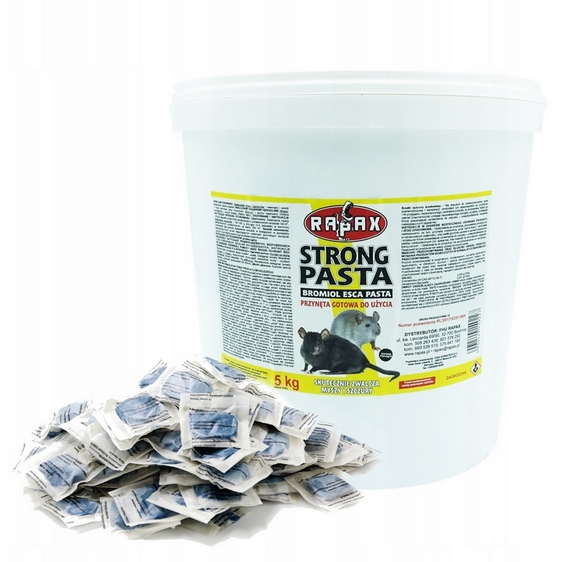 SILNÁ jedovatá pasta pre hlodavce, myši, potkany kuny