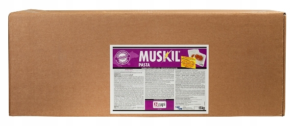 SILNÝ jed MUSKIL na myšiach RATS 15 kg pasta