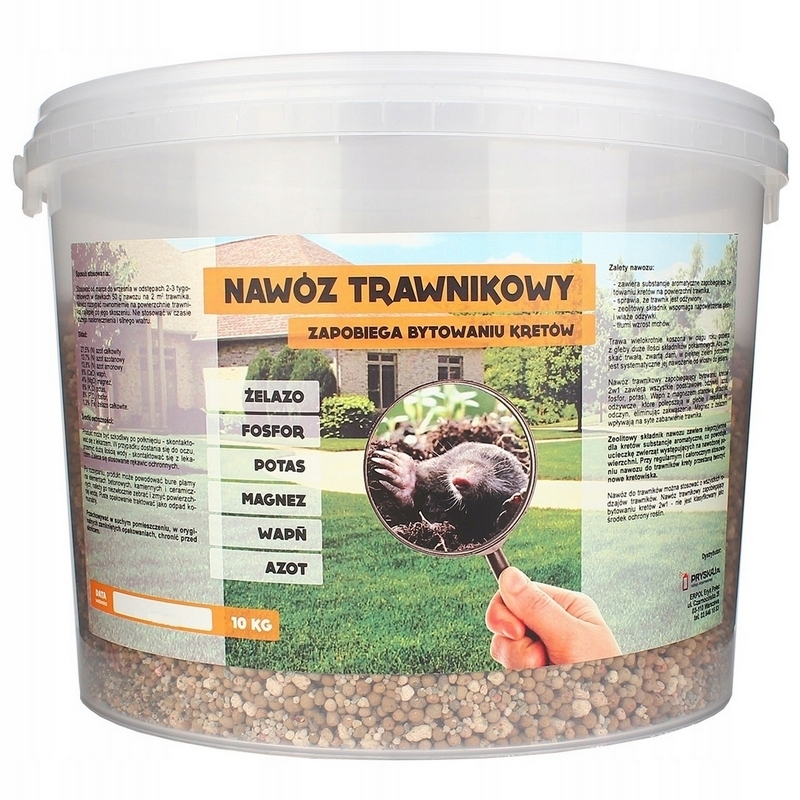 Odpudzovač trávnika pre MOLES 2v1 10kg