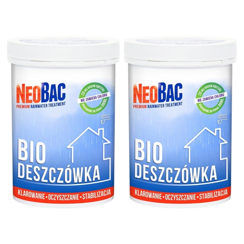 Čistenie dažďovej vody NeoBac Bio 6000 L 1 kg