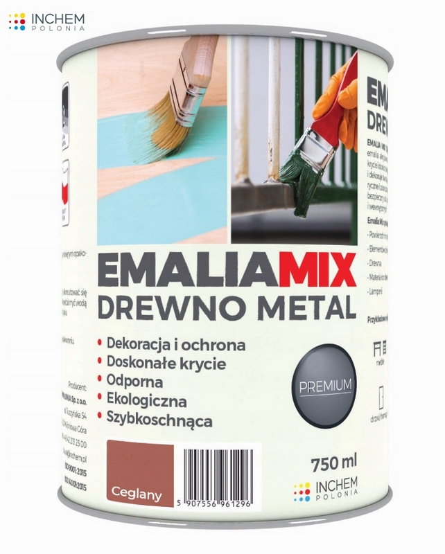 Farba - ODOLNÝ SMALT PRE TEHLOVÝ BALUSTRAD 750 ML