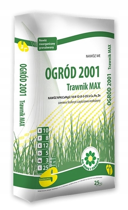 ZÁHRADA 2001 TRÁVA MAX 25 KG TRÁVA TRÁVA