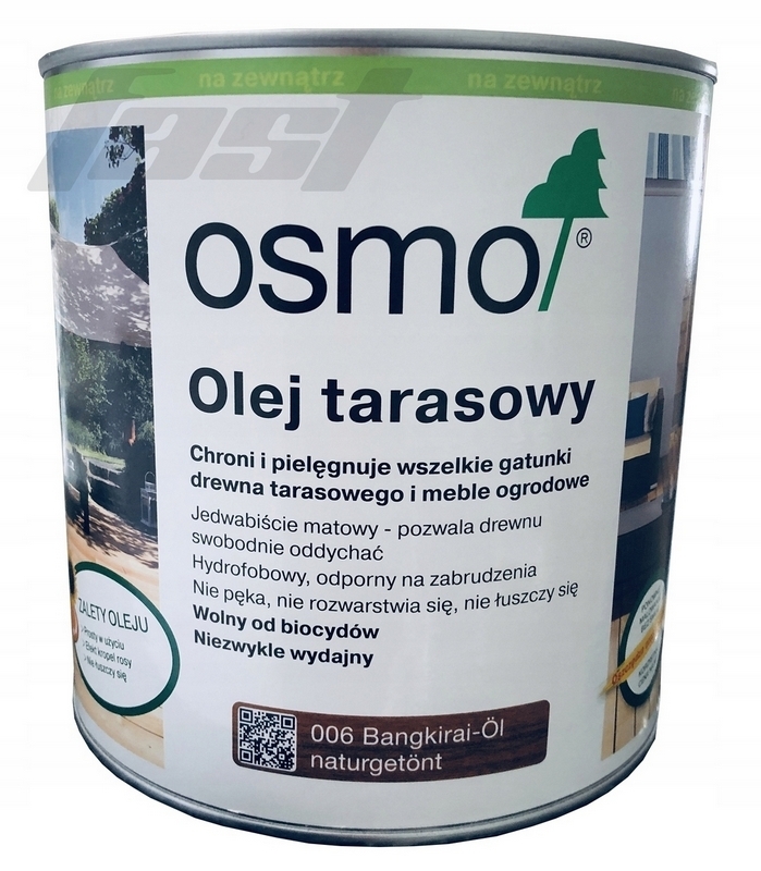 Farba, lak - Terasový olej OSMO 006 BANGKIRAI 0,75 l