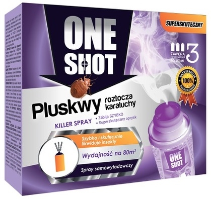 OneShot Fogger pre ploštice 3 x 150 ml