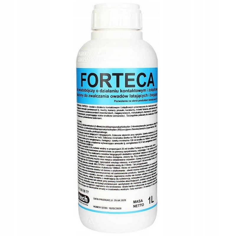 PERMETRIN 40% TICKS komáre FORTECA postrek 1L