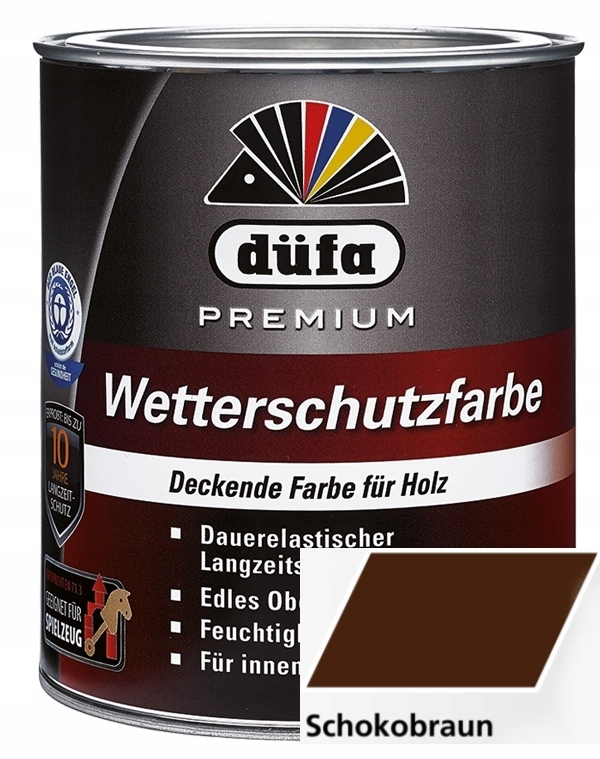 Farba - PREMIUM WETTERSCHUTZFARBE 2,5 L ČOKOLÁDOVÁ HNEDÁ