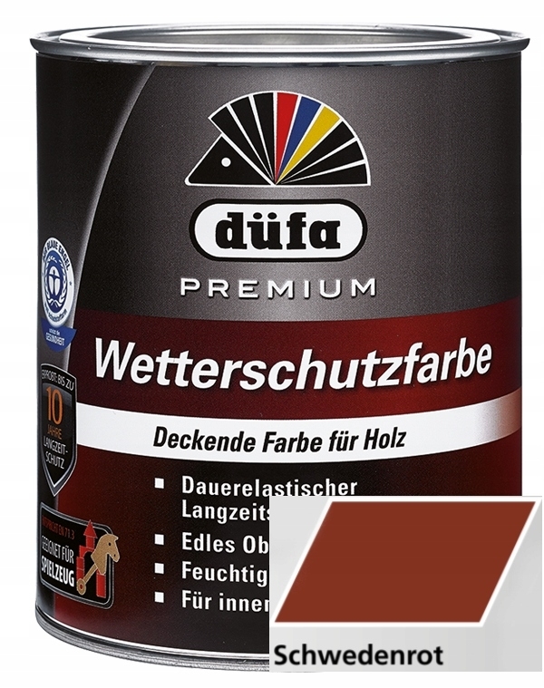 Farba - PREMIUM WETTERSCHUTZFARBE 2,5 L ŠVÉDSKE ČERVENÉ