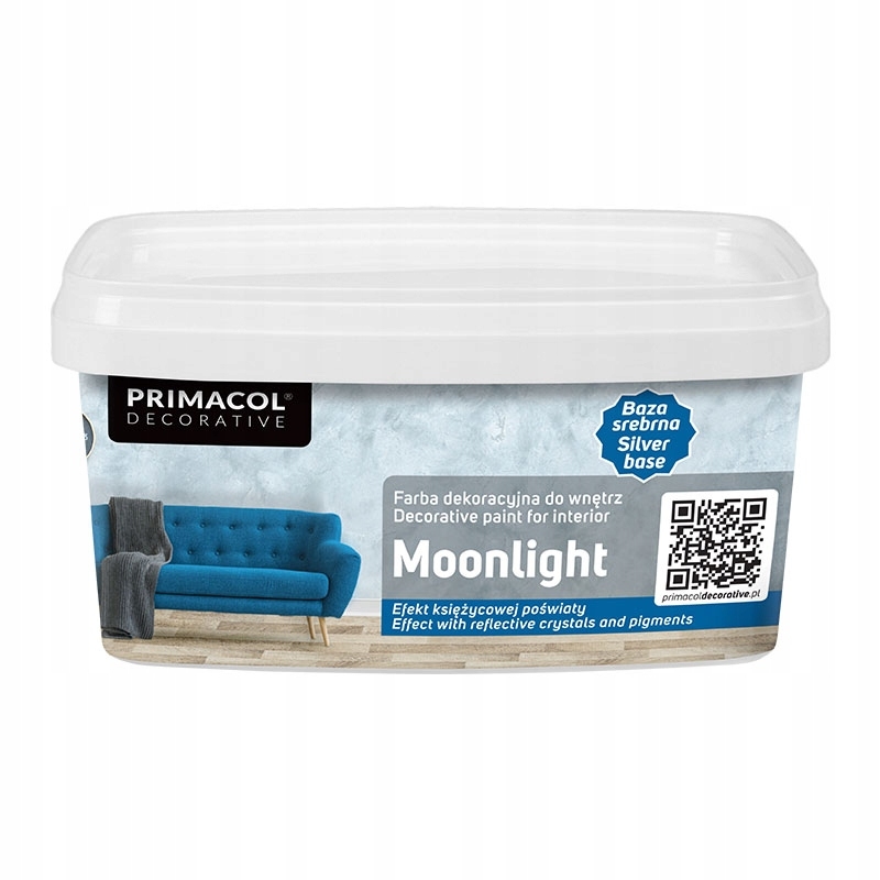 PRIMACOL DEKORATÍVNA FARBA MOONLIGHT SILVER 1L