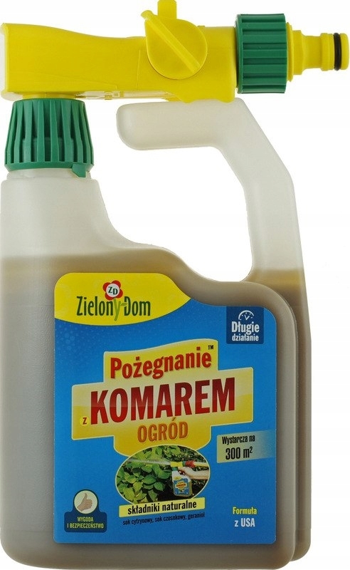 Rozlúčka s rozprašovačom proti komárom 950 ml - Zelený dom