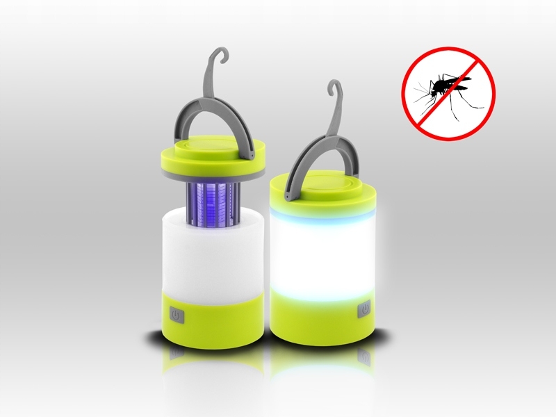 Prenosná LED lampa s UV elektrickým lapačom