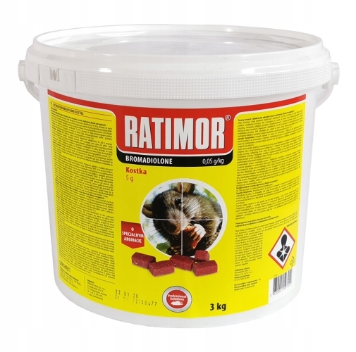 Ratimorova kocka 3 kg myší jed zabíja potkany