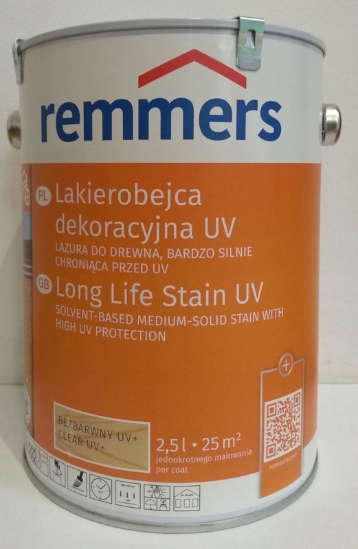 Farba, lak - Remmers moriaci lak UV Colourless 2.5L