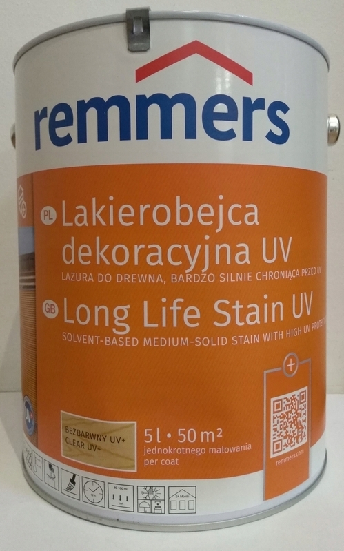 Farba, lak - Remmers moriaci lak UV Colorless 5L