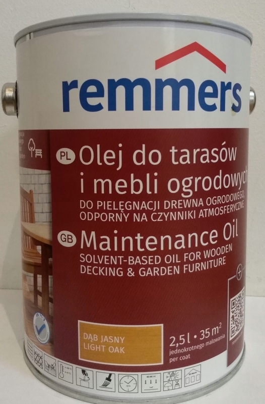 Farba, lak - Remmers terasový olej Bright Oak 2,5L