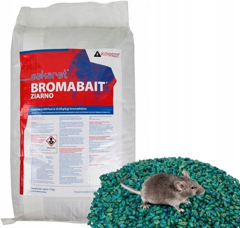 SILNÝ JED PRE MYŠI A POKANY 10KG BROMABAIT