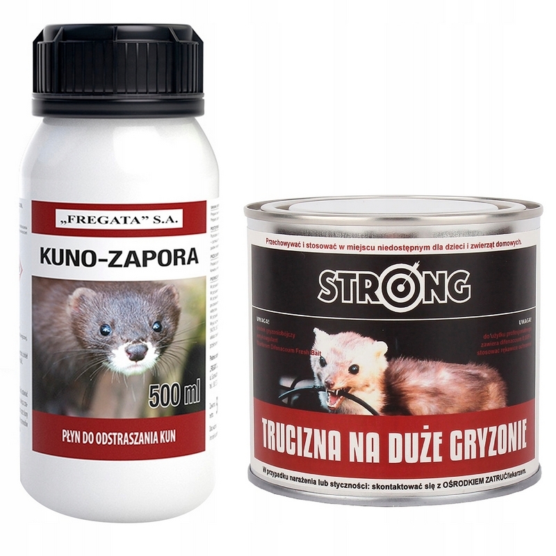 SILNÝ jed + KUNO-BARIÉRA 500ml bojová KUN