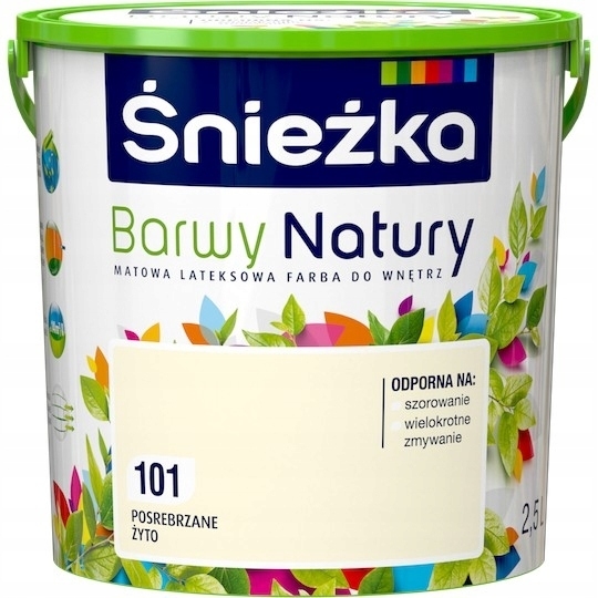 Farba na - Śnieżka Colors of Nature 2,5 L postriebrené žito 101