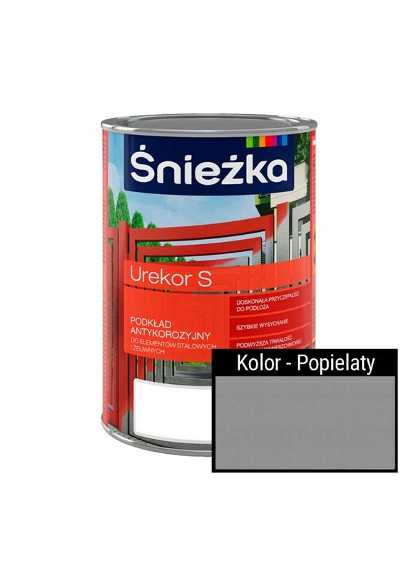 Farba - Śnieżka Urekor S Antikorózny základný náter, sivý 2,5l